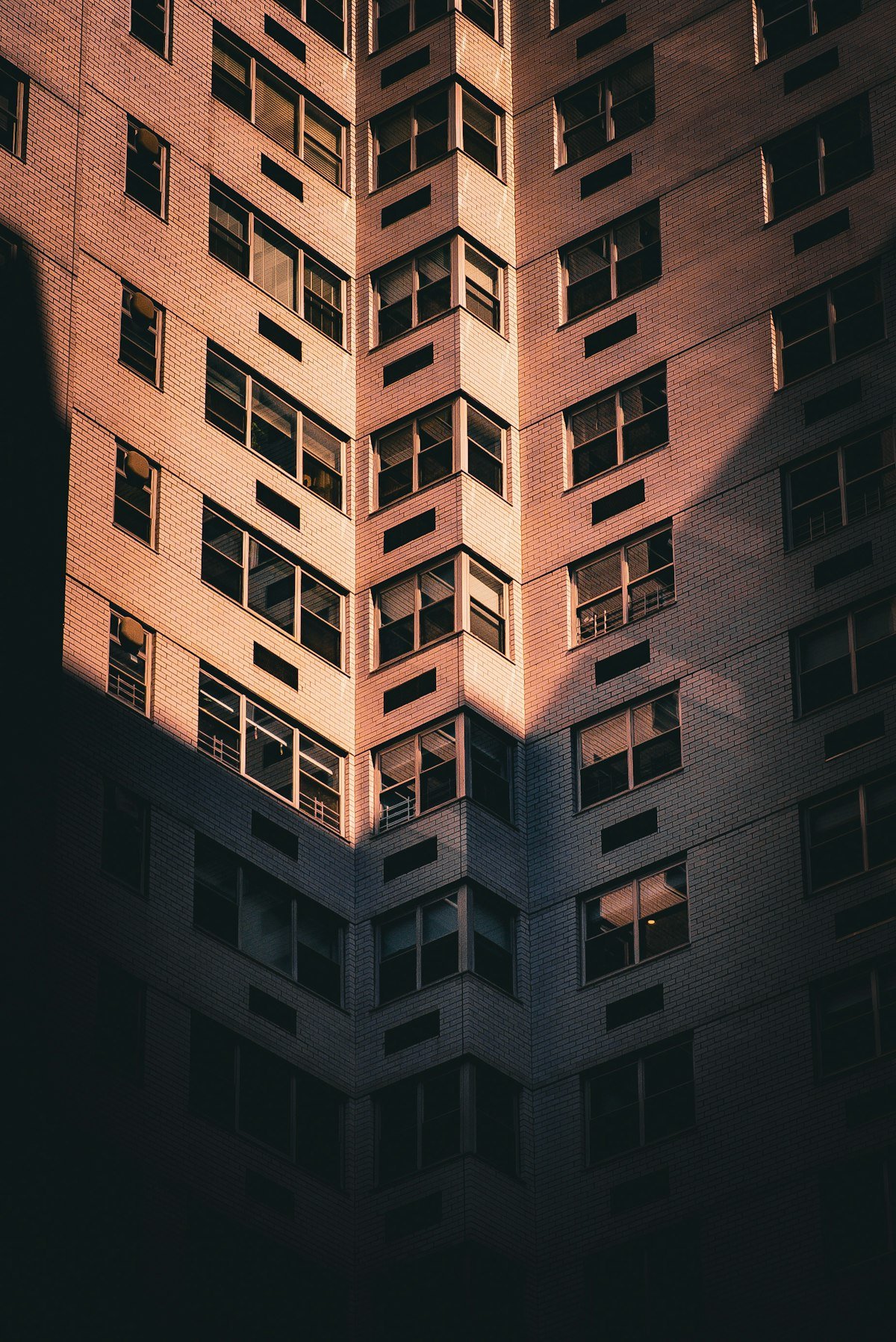Apartment building facade